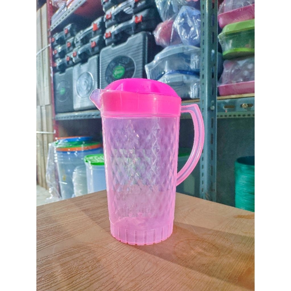 1 lusin-teko air minum plastik 1.5 liter NINA/Eskan/water jug/pitcher