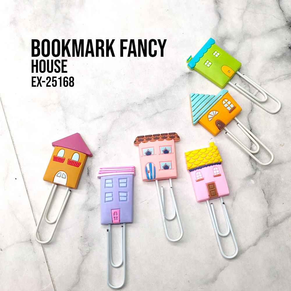 

❤️️Paper clip / paper clip fancy / bookmark / Bookmark Fancy House EX25168❤️️