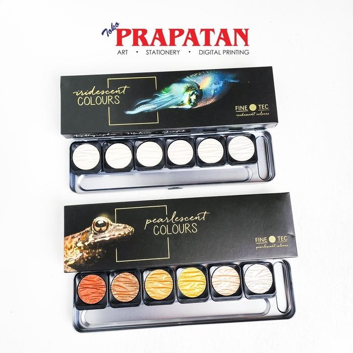 

Fine Tec Watercolor Pearlescent Colors 6pcs Set - Pearlescent