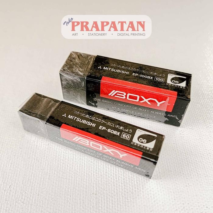

Penghapus Boxy Mitsubishi Eraser EP-60~100BX | Setip - EP60BX Kecil