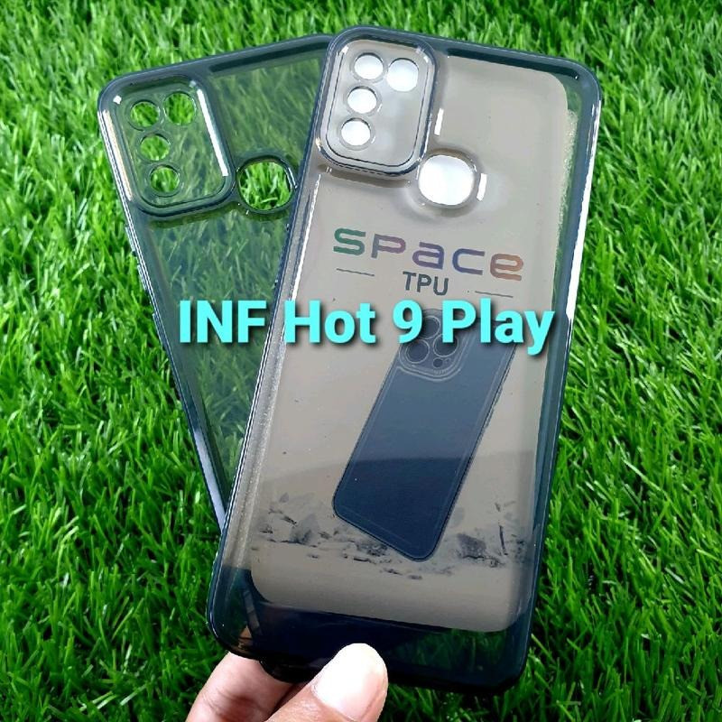 Grey Silikon Soffcase Bening Space Infinix Hot 9 Play