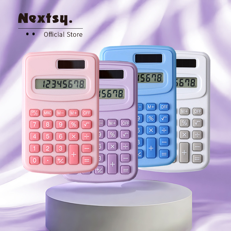 

Nextsy Kalkulator Mini 8 Digit Portabel Desain Kompak Mudah Dibawa Cocok untuk Kantor Sekolah