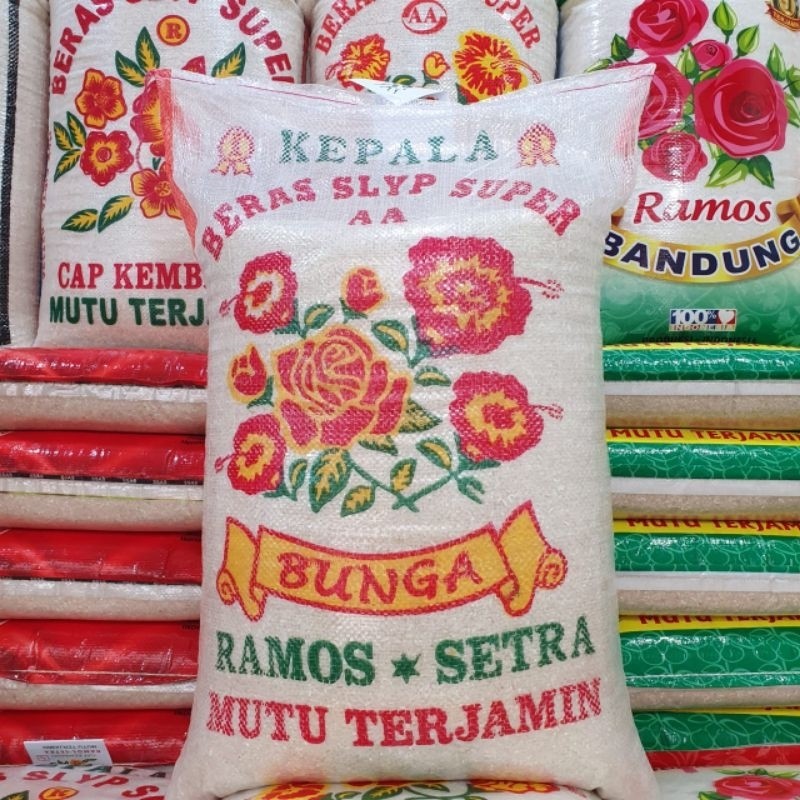 

BERAS CAP BUNGA RAMOS SETRA 5 KG s/d 25 KG terlaris