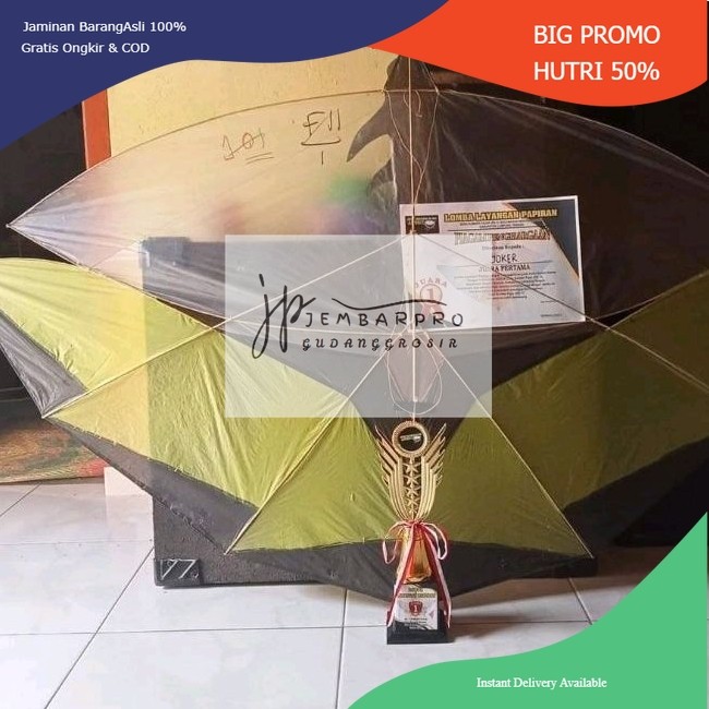 Layangan Papiran Untuk Lomba Siap Terbang