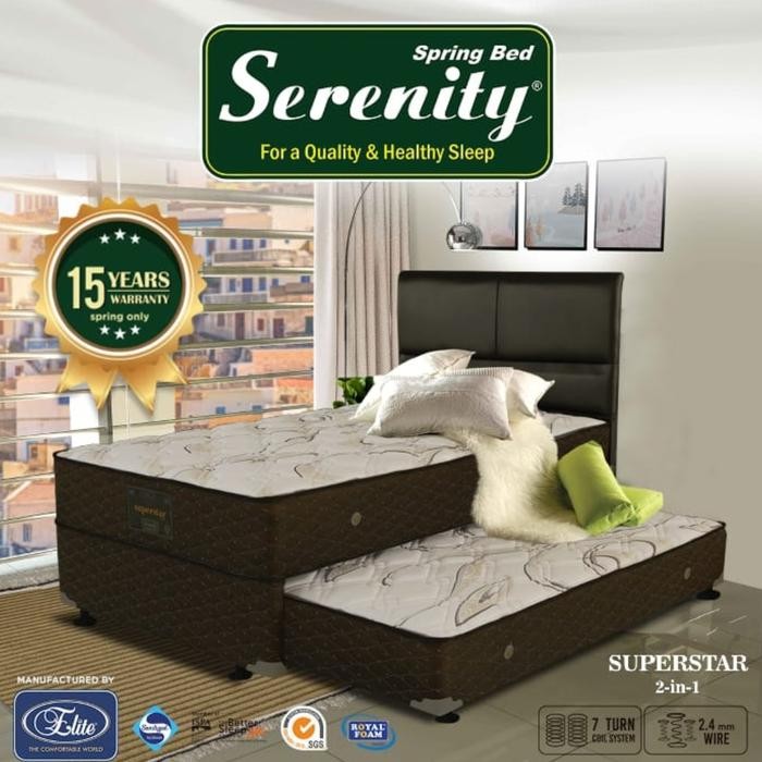 Promo spring bed sorong elite serenity UK 120 x 200