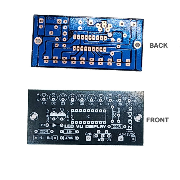 (EP)   PCB LED VU Display LM3915 S-047