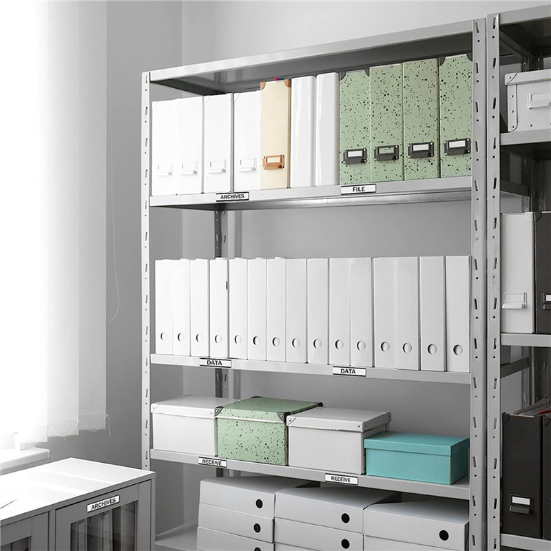 

200 Pack Magnetic Label Holder C Channel Magnetic Labels, Magnetic Data Card Holder With Clear Plastic Protector