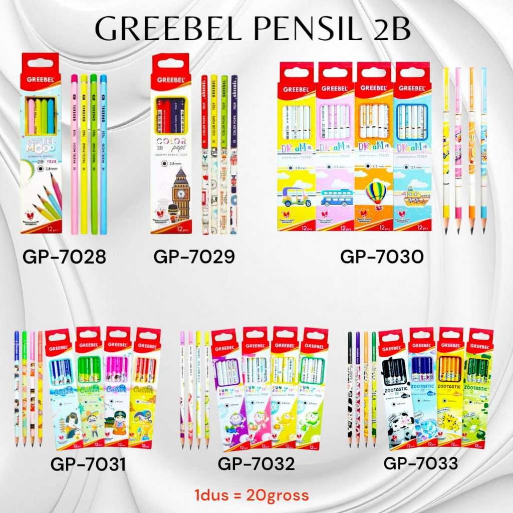 

[SDW] pekanbaru/GREEBEL PENSIL 2B/ PENSIL GREBEL KARAKTER LUCU
