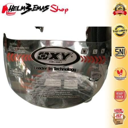 KACA VISOR OXY MARS HELM FULLFACE CLEAR ALLSIZE - OxyMars