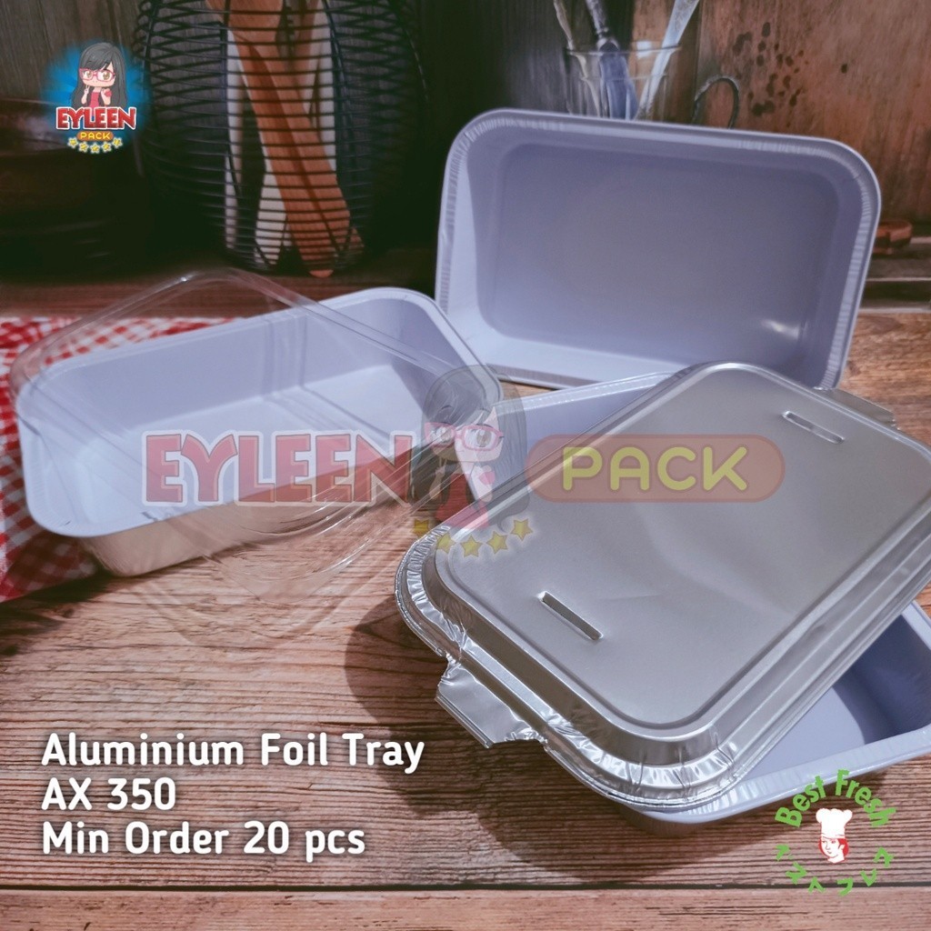 [20PCS] Aluminium Foil Cup AX350 / Aluminium Foil Tray AX 350