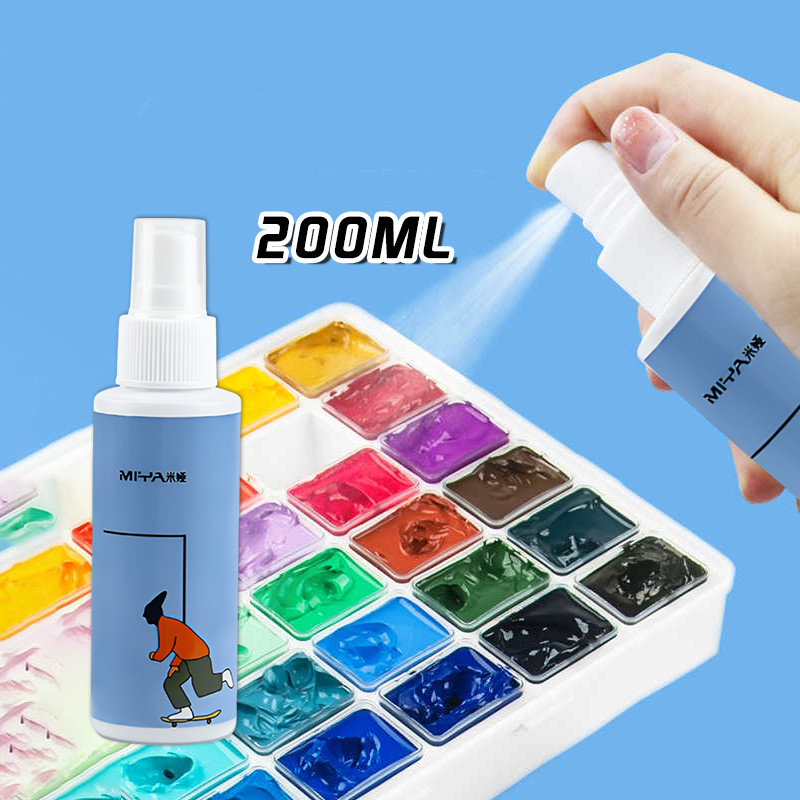 

200ml Moisturized Gouache Spray Anti Cracking Painting Tool Pelembap Cat Gouache