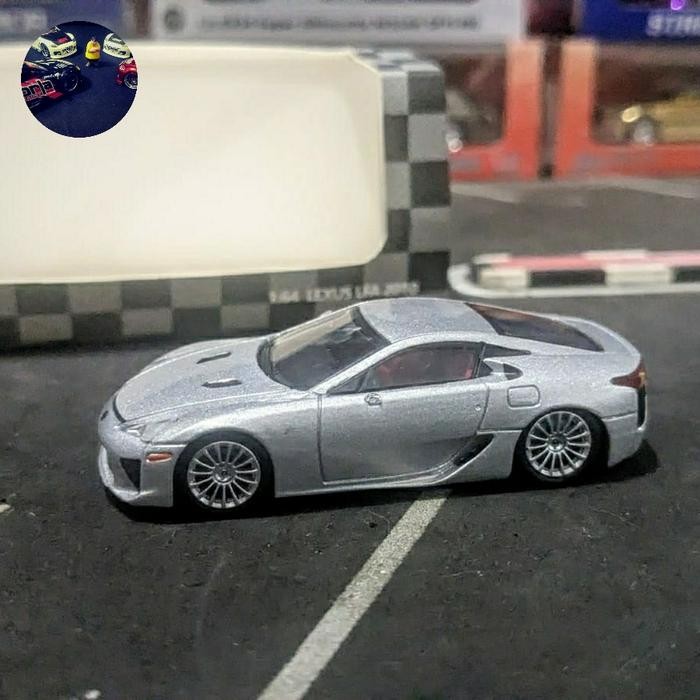 EX99... Diecast DCT Diecast Team Lexus LFA Silver Swap velg Minus Spion