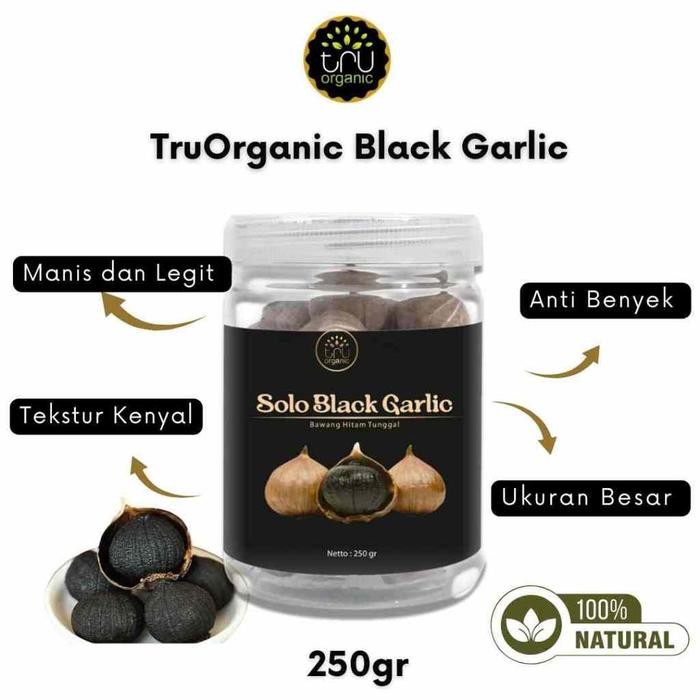 

Promo TruOrganic Black Garlic Reguler 250gr Bawang Putih Hitam Tunggal