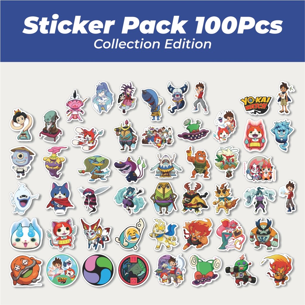 

Hot Stiker Game Series Yokai Watch Mix 2 Lucu Anti Air Stikers Berperekat Waterproof Sticker Decal Buat Motor Helm Buku Journal Koper Casing HP Laptop Botol Minum