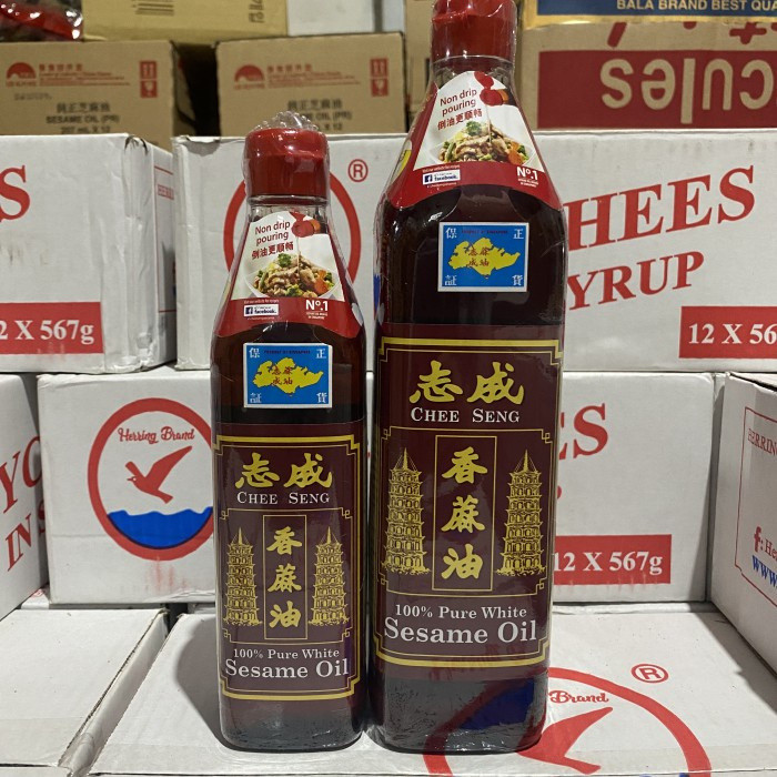 

Minyak Wijen Pagoda Chee Seng 750ml Sesame Oil Pure White