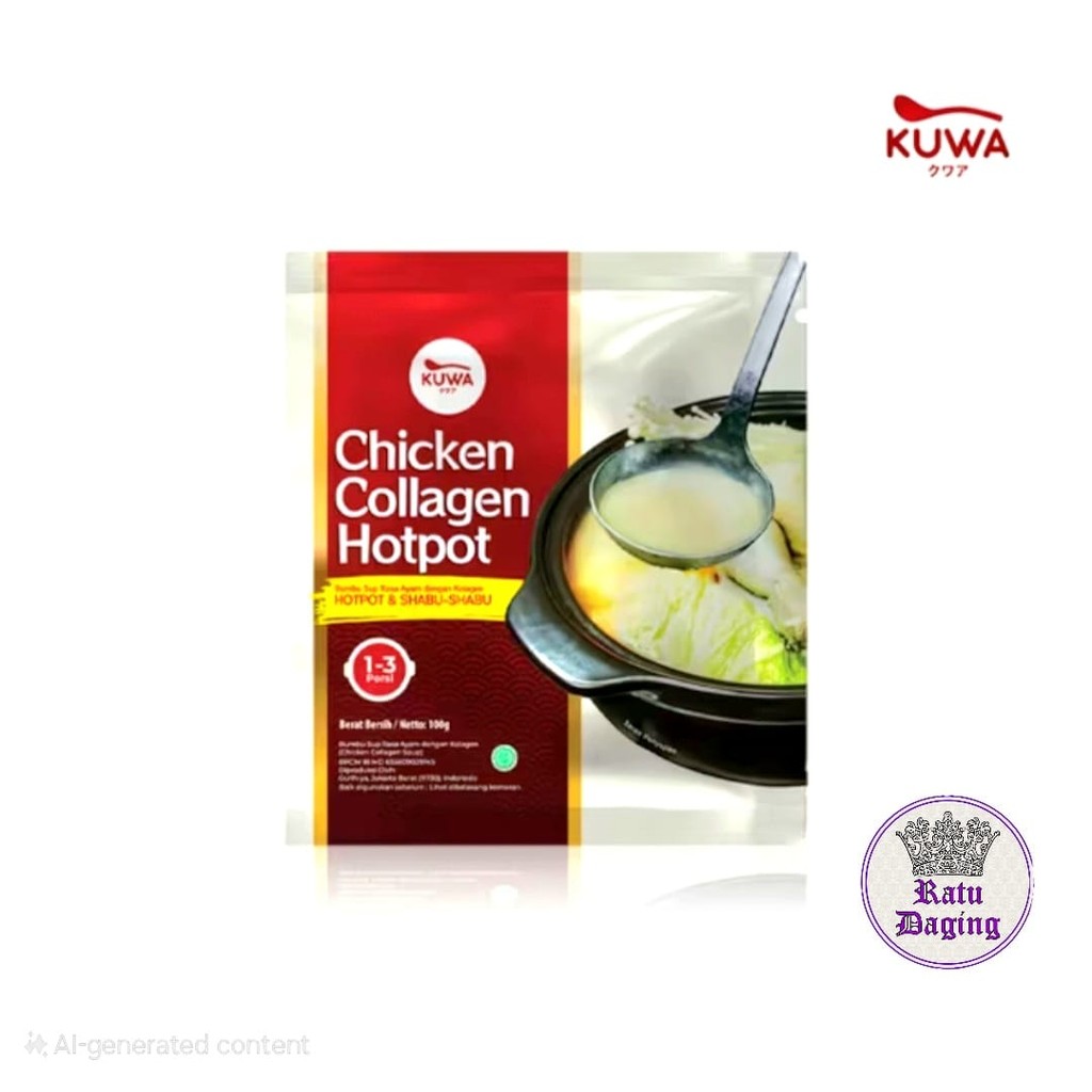 

KUWA Chicken Collagen Hotpot 100gr Halal MUI