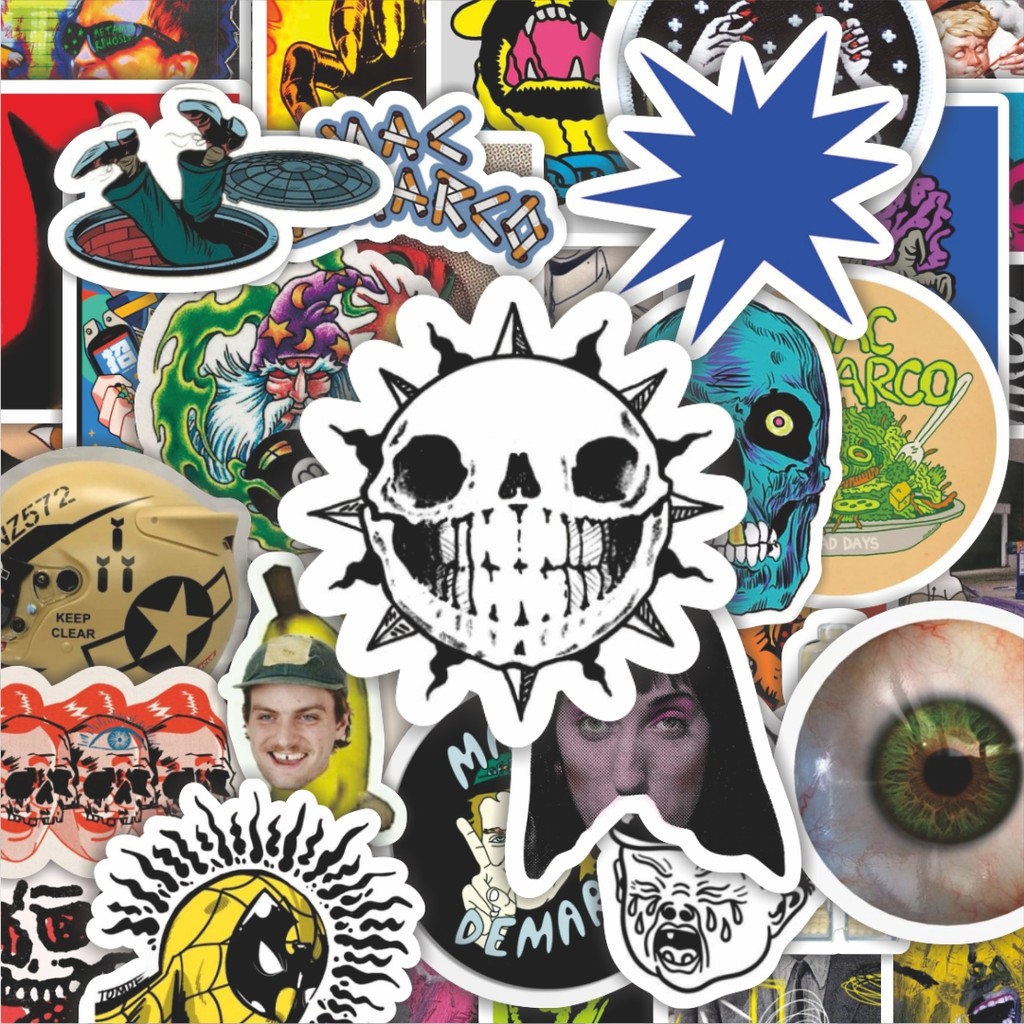 

100PCS Lucu Stiker Random V5 Stiker Aesthetic Stiker Anti Air Stikers Berperekat Waterproof sticker decal buat Motor Helm Buku Journal Koper Casing HP Laptop Botol Minum Hadiah anak