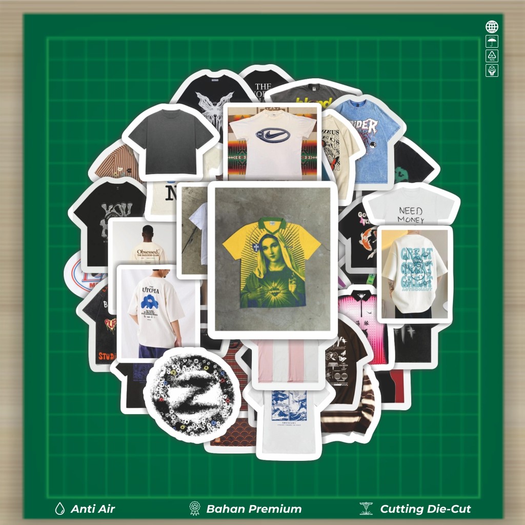 

HOT 50 PCS STIKER Stiker T-Shirt V11 Stiker Fashion Cars Decal Dingin Kartu Album Custom Vinyl Anti Air- Sticker Aesthetic Buku Journal Koper Casing HP Tablet Laptop Helm Motor Botol Minum