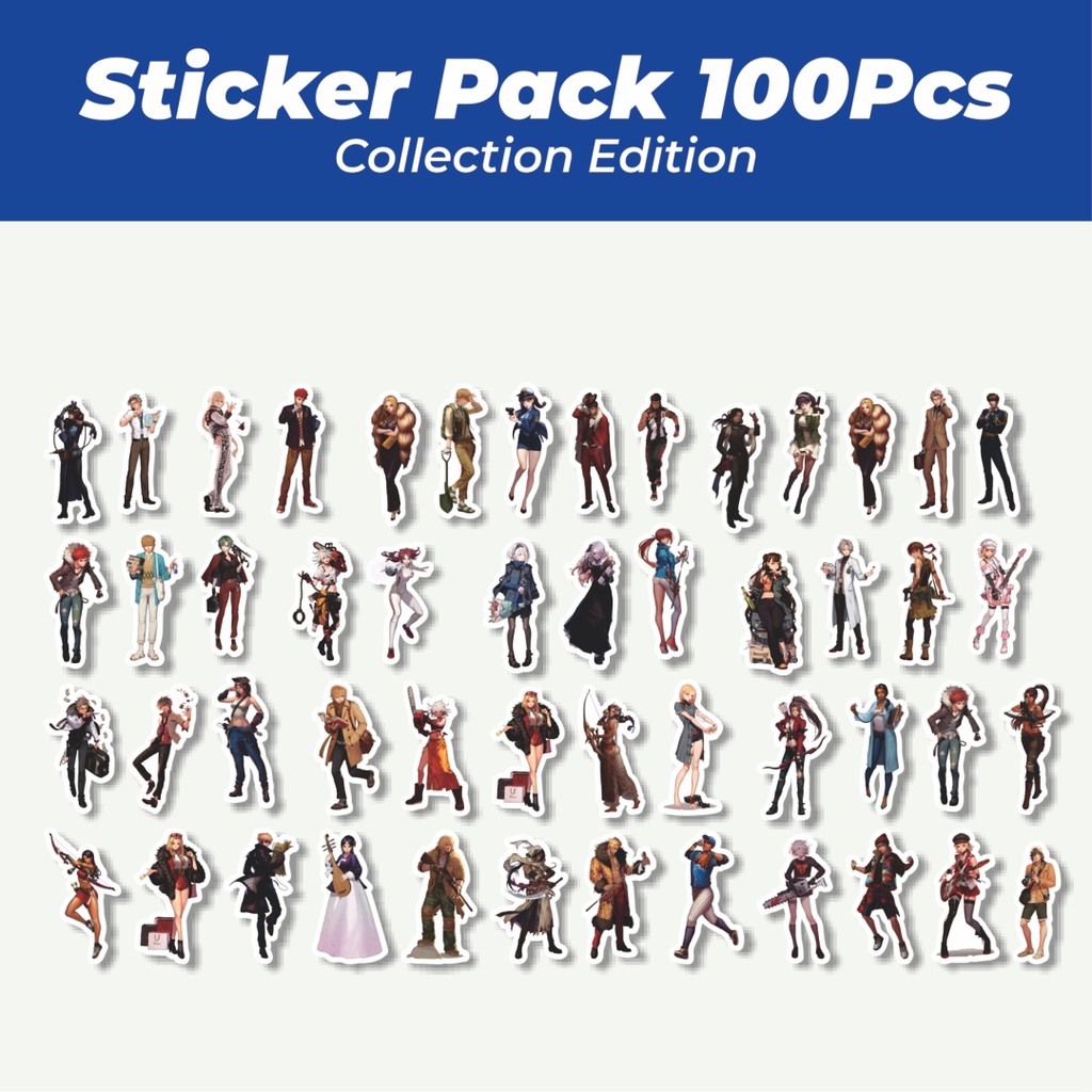 

Hot Stiker Game Series Black Survival Character Mix 1 Lucu Anti Air Stikers Berperekat Waterproof Sticker Decal Buat Motor Helm Buku Journal Koper Casing HP Laptop Botol Minum