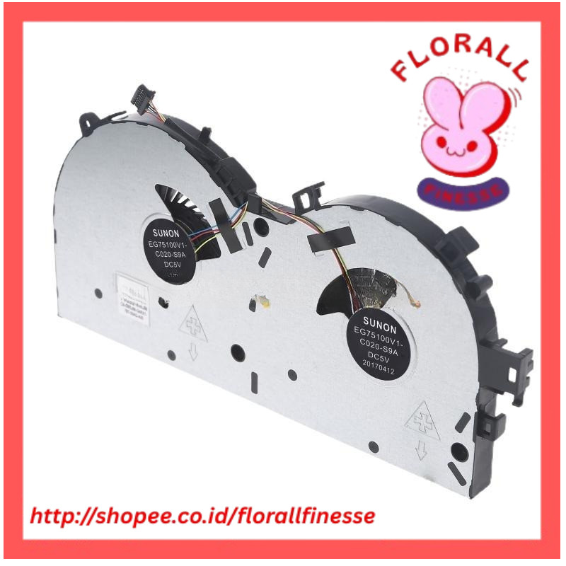 12PA CPU Fan for Legion Y520-15IKBA Y520-15IKBM for DC 5V Notebook Cooling Fan