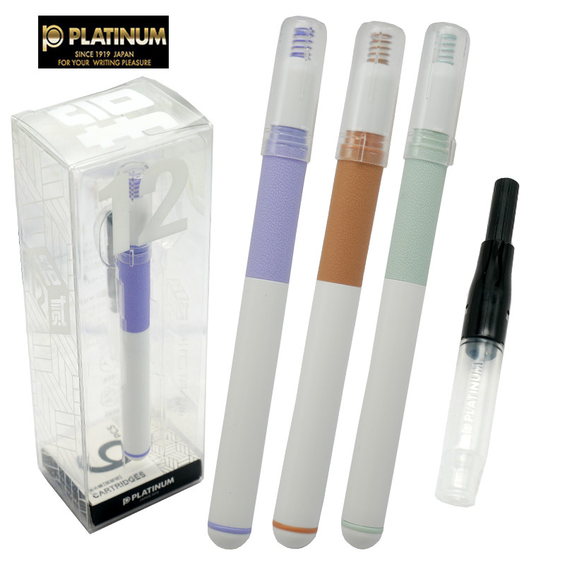 

Japan Platinum 12 Fountain Pen Slip Seal Cap One Stroke Free 6 Ink Capsules Ink Dispenser Student Writing & Drawing