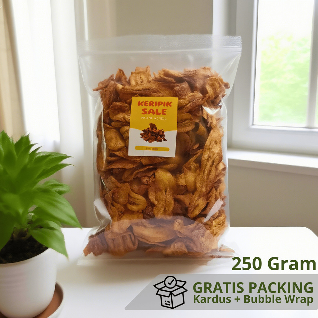 

Keripik Sale Pisang Kering Manis 250gr