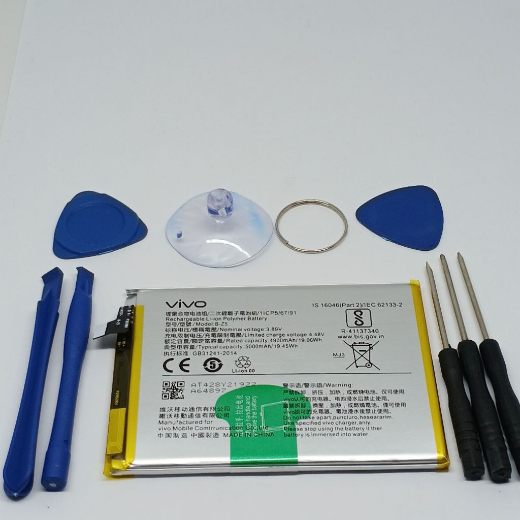 BATREAI BATRE VIVO Y27 B-Z5 ORIGINAL BONUS OBENG HP