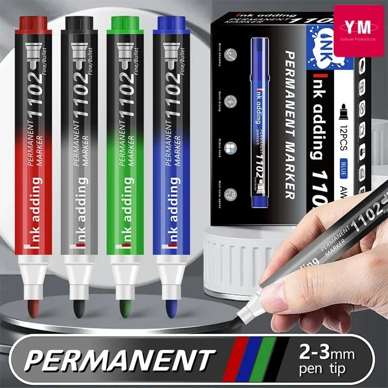 

4/8 Pcs Permanent Marker Pens Non-Faded Alcohol Marker Waterproof Poster Painting Graffit DIY Crafts Art Supplies Art Marker