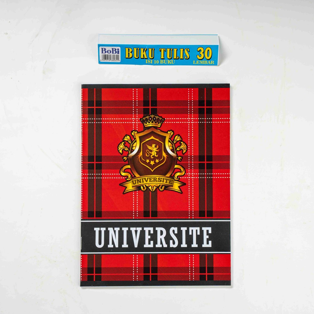 

Buku Tulis Bobi isi 30Lbr Motif Tartan / Campus @ 10 Pcs