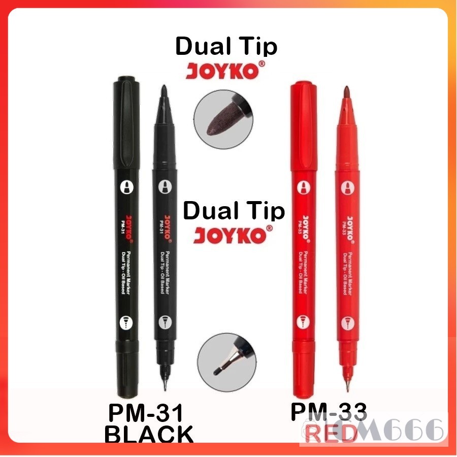 

Spidol Joyko Permanen Dual Tip 2in1