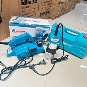 PAKET TUKANG 2 ITEM - Mesin Serut Planer Kayu Model Makita dan Mesin Router Profil Kayu Listrik