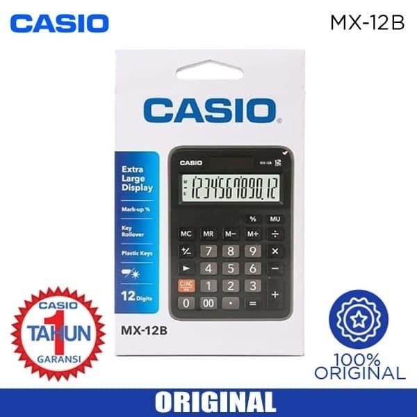 

⌞ Limited Stok⌝ - Terlaris KALCULATOR CASIO MX - 12 B & MJ 120 D PLUS CHECK CORRECT - ORYGINAL - MX 12 B