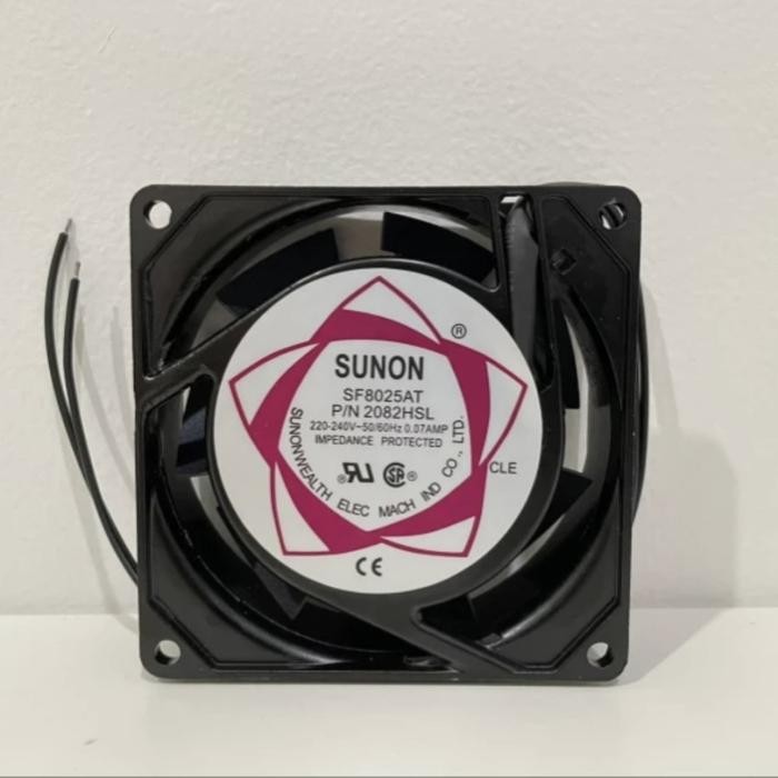 Kipas AC 220V 8x8 cm / Fan AC 220 Volt 8 CM Tebal 2.5 cm Fan AC