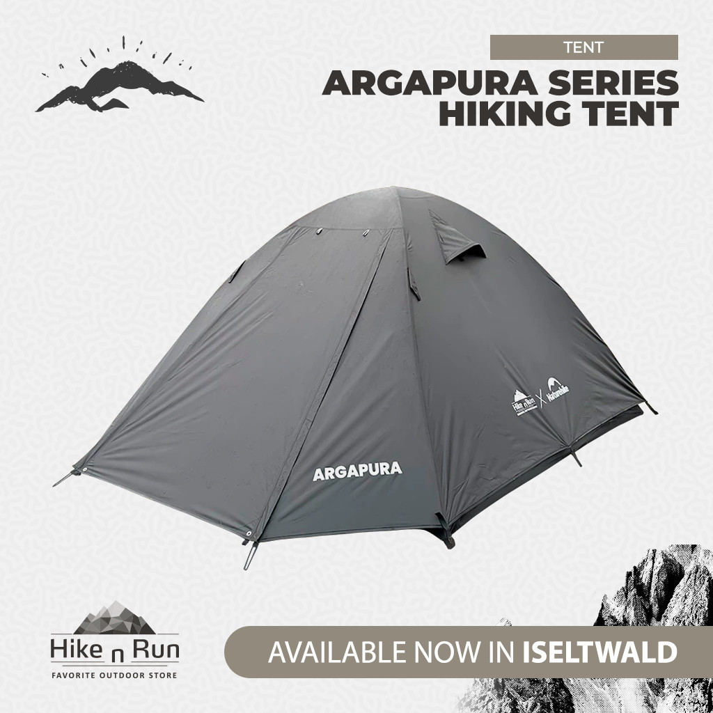 Naturehike x Hike n Run Tenda Argapura Hiking Tent 3–4 Orang Outdoor