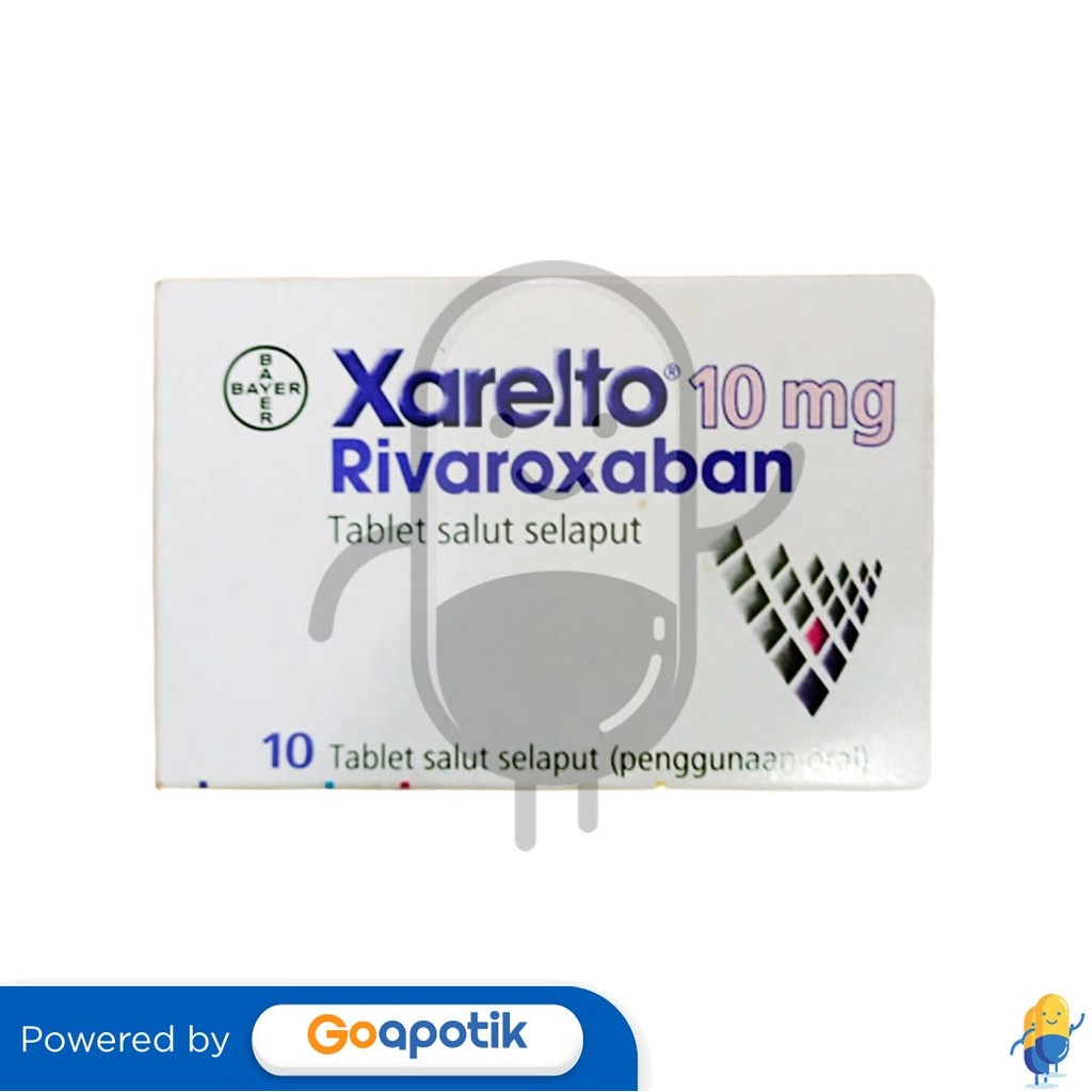Xarelto 10 Mg Box 10 Tablet