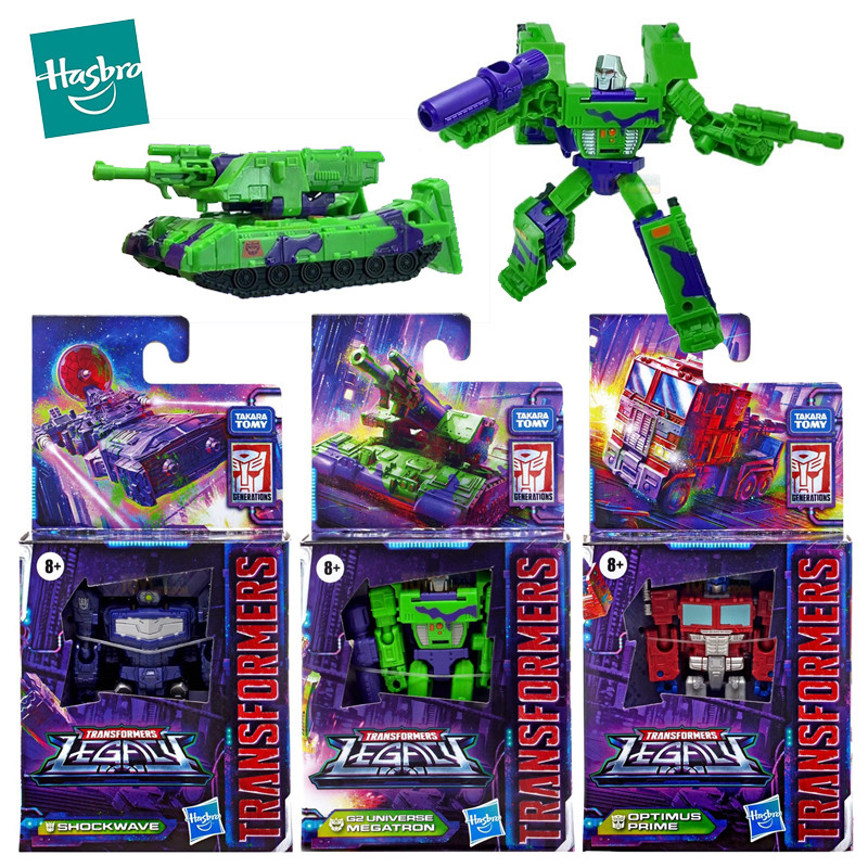 al Hasbro Transformers Legacy Core Class Action Figure Optimus Prime G2 Megatron Shockwave Robot Mod