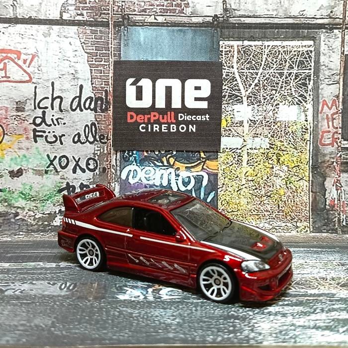 SLK99 hot wheels honda civic si merah New Loose