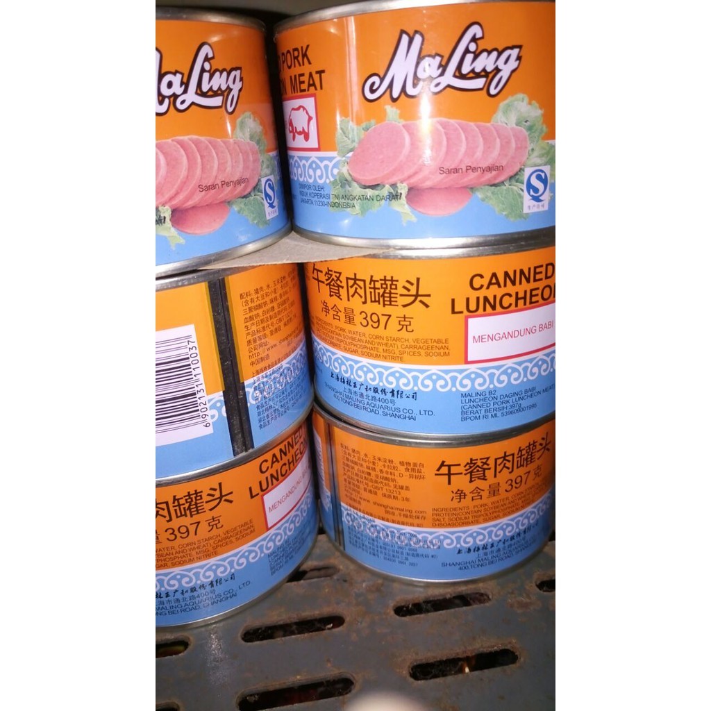 

DAGING MALING TTS CANNED PORK LUNCHEON MEAT 397 GRAM