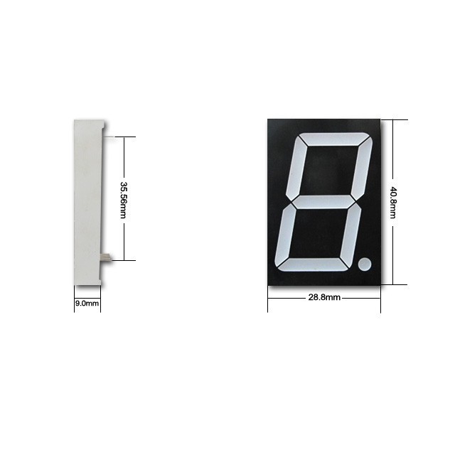 SEVEN SEGMENT 7 SEGMEN 1.2" INCH