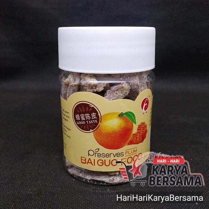 

Promo BAI GUO PRESERVES PLUM MANISAN KULIT JERUK RASA MADU BOTOL 85GR