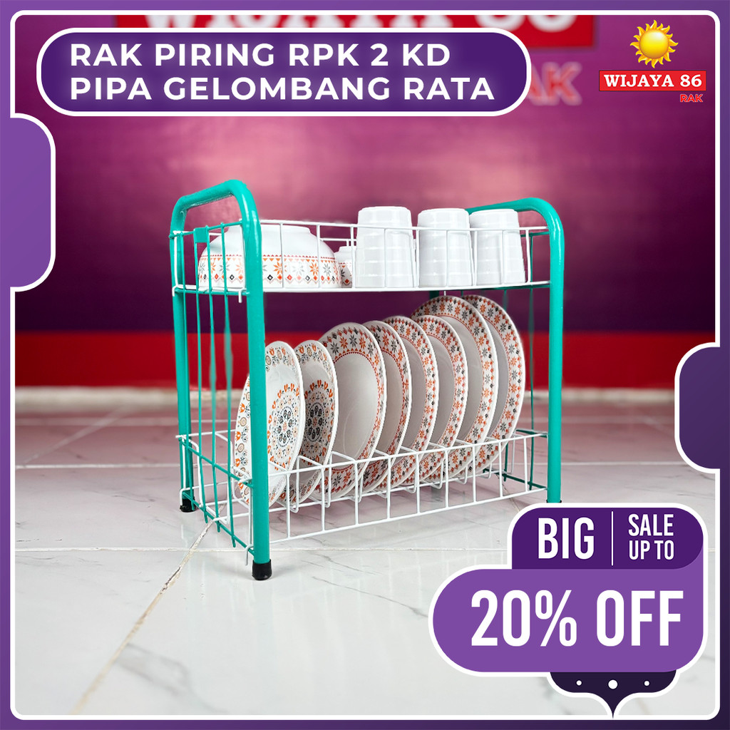 RAK PIRING RPK 2 KD PIPA | RAK PIRING SUSUN 2 | RAK PIRING | RAK DAPUR 2 SUSUN | RAK SUSUN SERBAGUNA