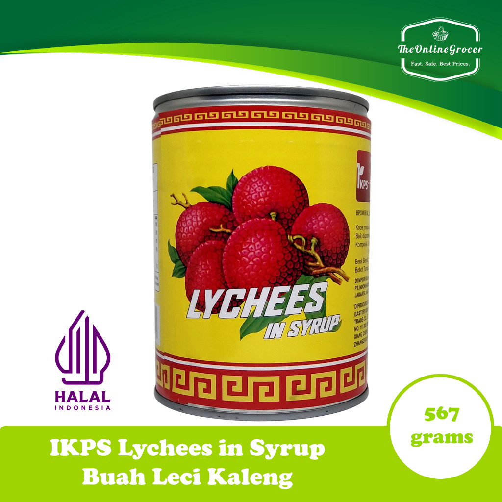 

IKPS Lychees in Syrup 567gr - Buah Leci Kaleng