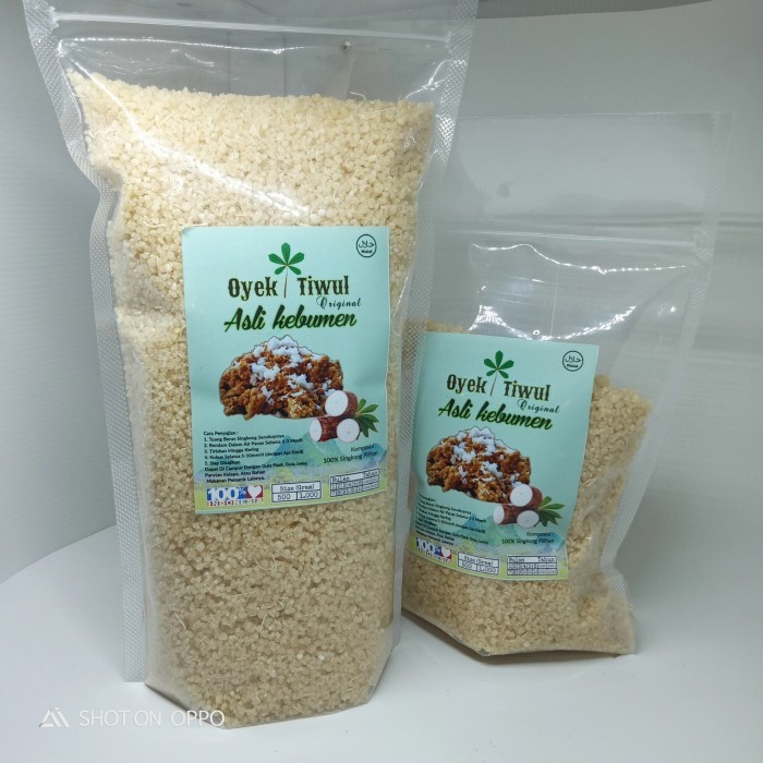 

tiwul instan atau oyek atau nasi singkong,rendah kalori 1 kg