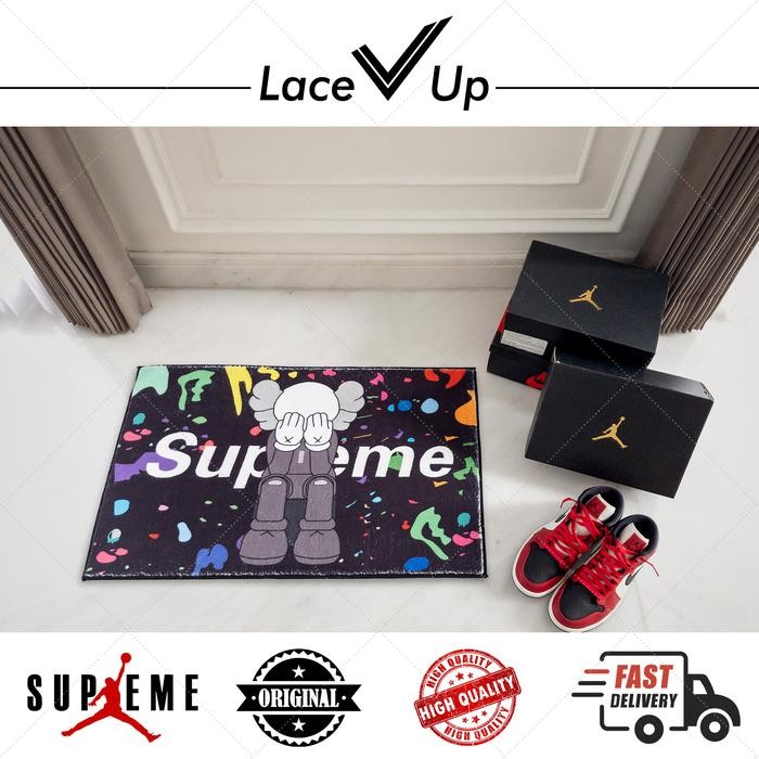 Lace Up Sneakers Floor Mat 80x50cm | Carpet | Karpet | Rug | Mat | Keset - Vans
