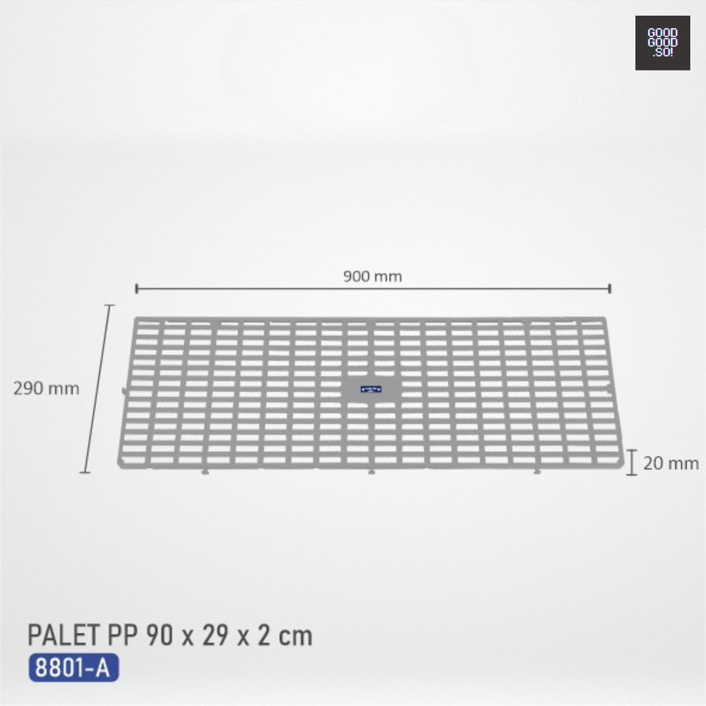 Palet plastik / Alas kandang / Tatakan / Pabrik / Gudang ( PP ) M