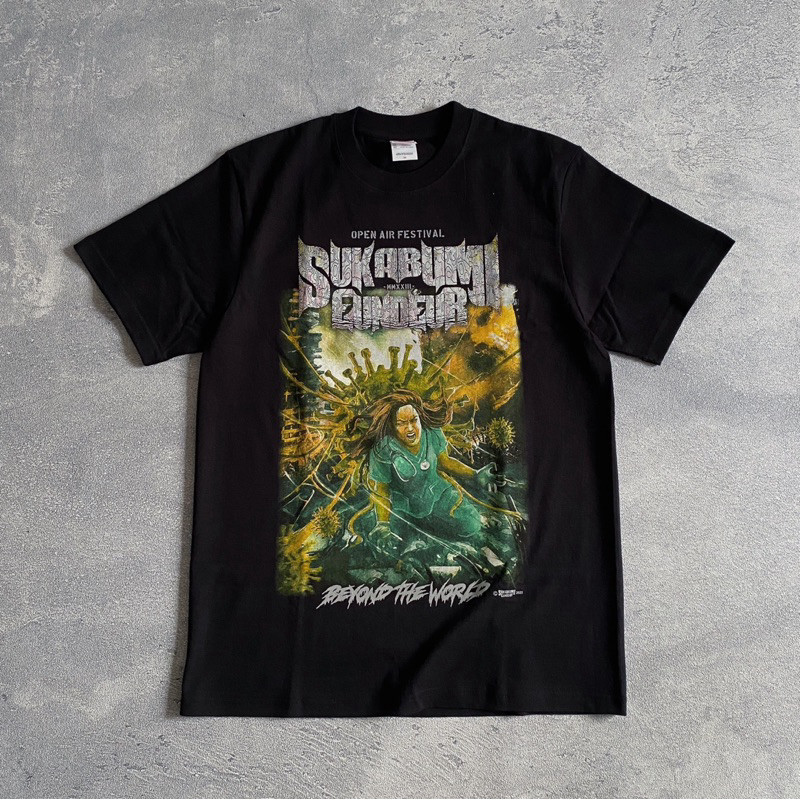 T-Shirt Sukabumi Eundeur - Beyond the World Vol. I Bahan Cotton Combed 24s Tebal