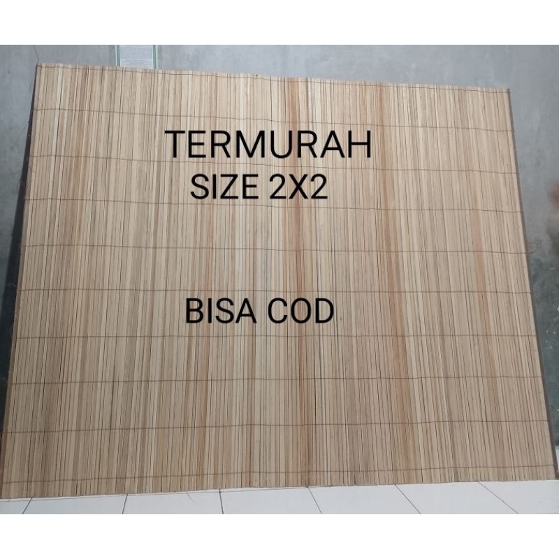 TERMURAH Tirai bambu kerey gulung outdoor 2x2