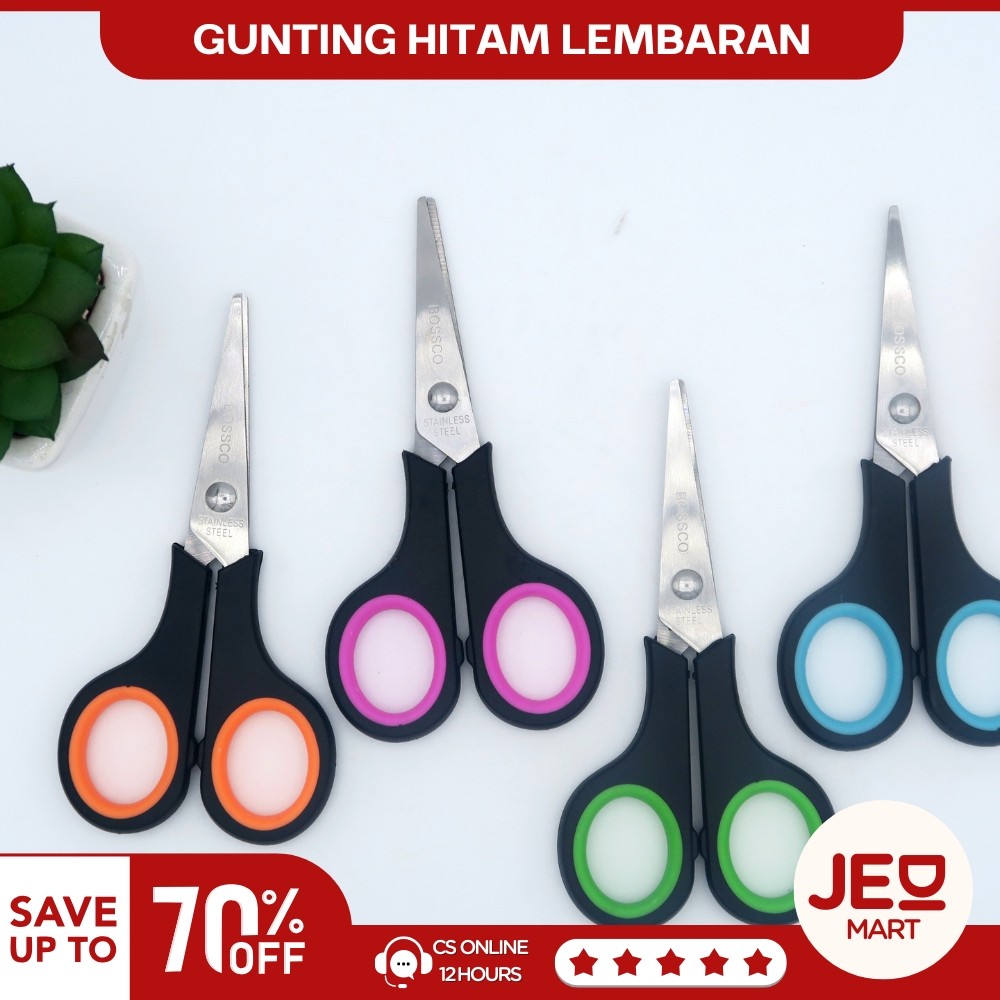 

Gunting Scissors BOSSCO BC-904 4 inch 1 Lembar(12 Pcs)