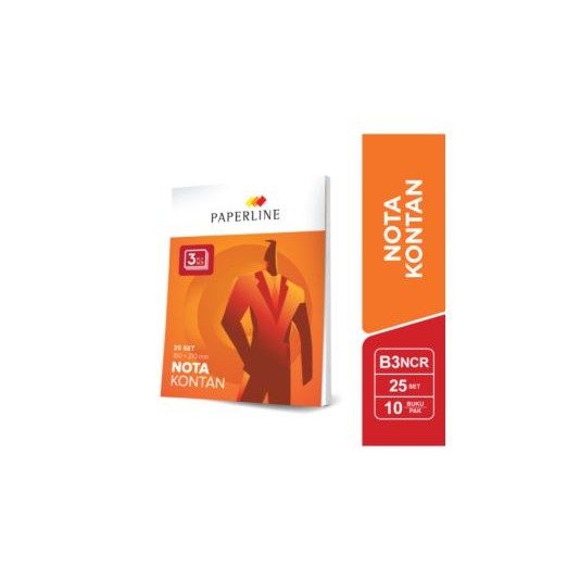 

Nota Kontan Bon PAPERLINE B3 Besar 3 Rangkap Ply NCR Isi 75 Lembar Atk