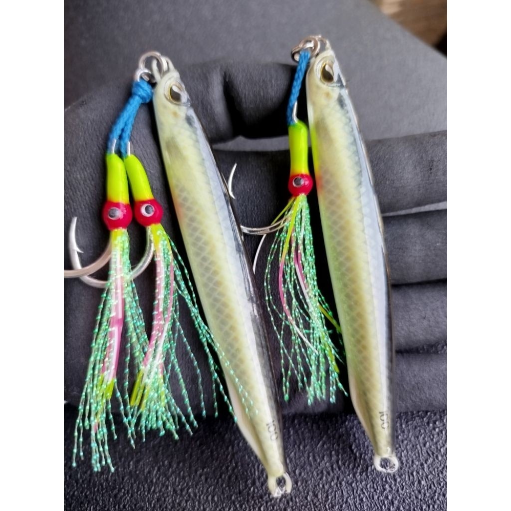 Metal Jig Decal Teri 30-150 gram motif ikan asli  Duo SSZ Full Gid Metal Jig Full Gid